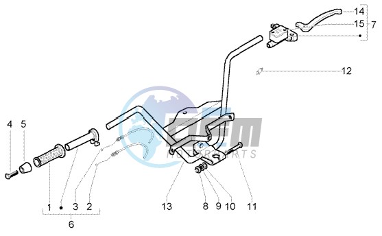 Handlebar - Brake Pump