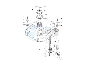 YFA BREEZE 125 drawing FUEL TANK