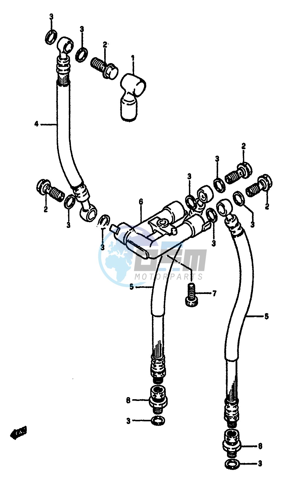 FRONT BRAKE HOSE