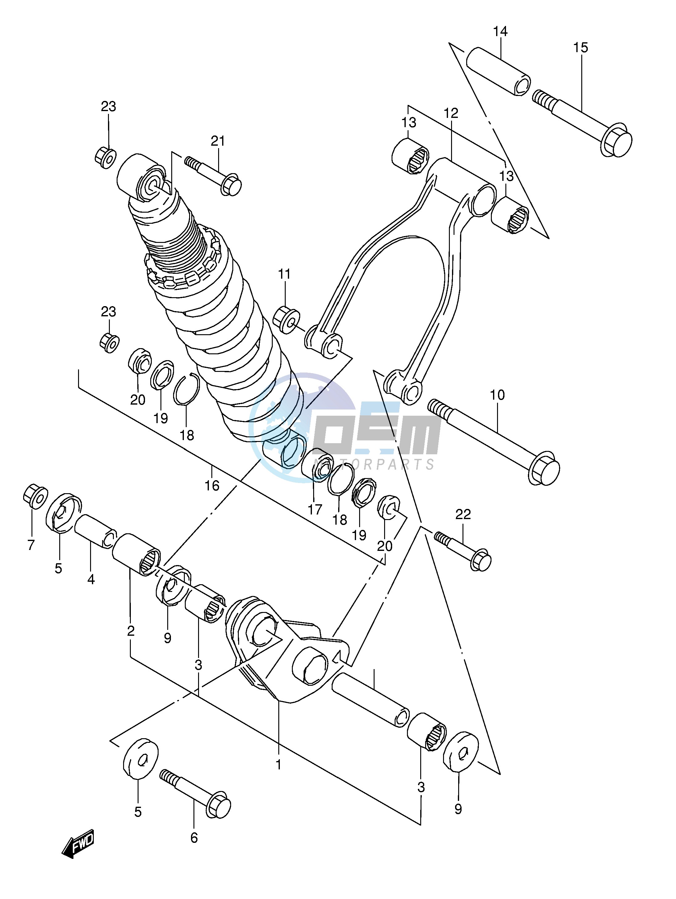 REAR CUSHION LEVER