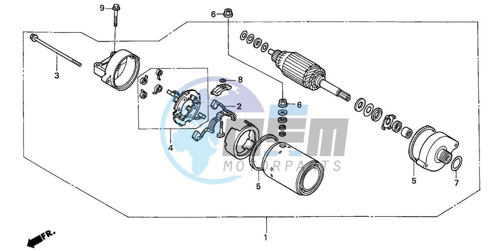 STARTING MOTOR (CBF600S6/SA6/N6/NA6)