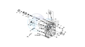 MAXSYM 400 EFI drawing CRANKCASE RIGHT / START MOTOR