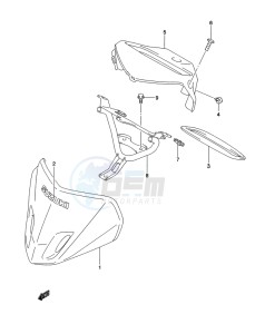 LT-A500X(Z) drawing HANDLE COVER (LT-A500XL2 P17)