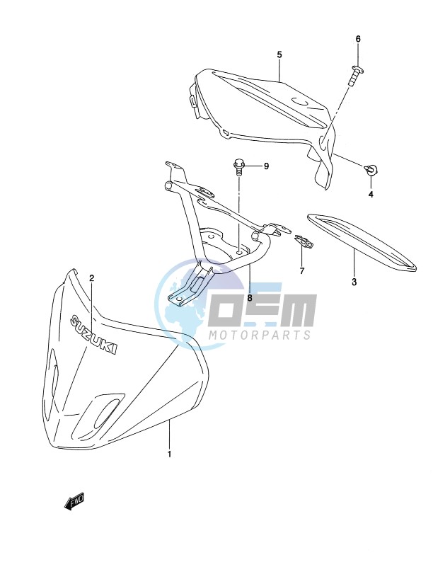 HANDLE COVER (LT-A500XL2 P17)