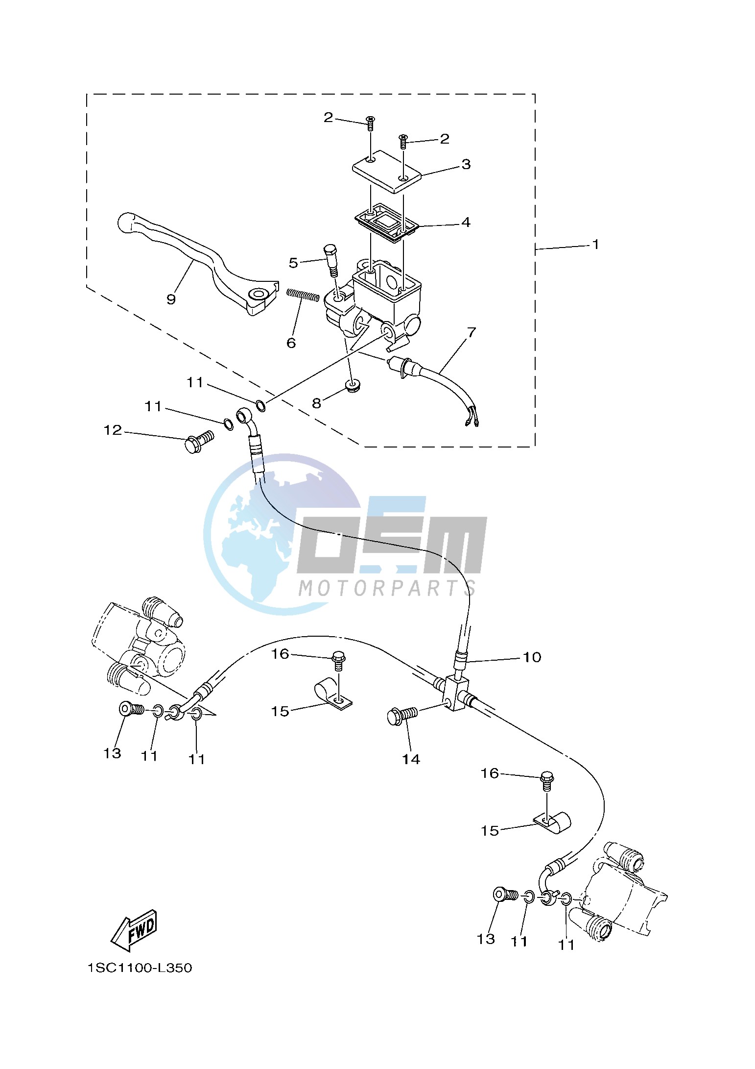 FRONT MASTER CYLINDER