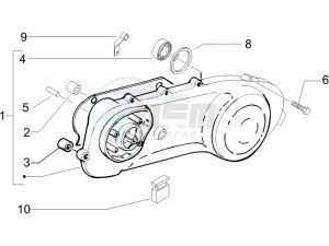 LX 50 2T 25 Kmh NL drawing Crankcase cover and cooling