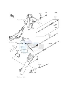 KLX125 KLX125CDS XX (EU ME A(FRICA) drawing Cables