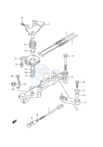 DF 175 drawing Throttle Rod