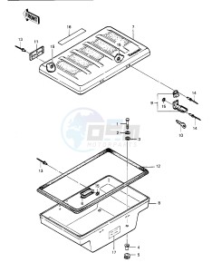 KLT 250 P [POLICE] (P1) [POLICE] drawing TRUNK