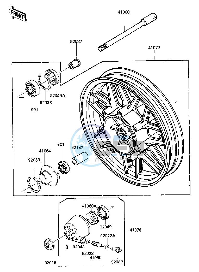 FRONT WHEEL_HUB