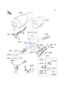 JT 1200 D [STX-12F] (D6F-D7F) D6F drawing HANDLEBAR