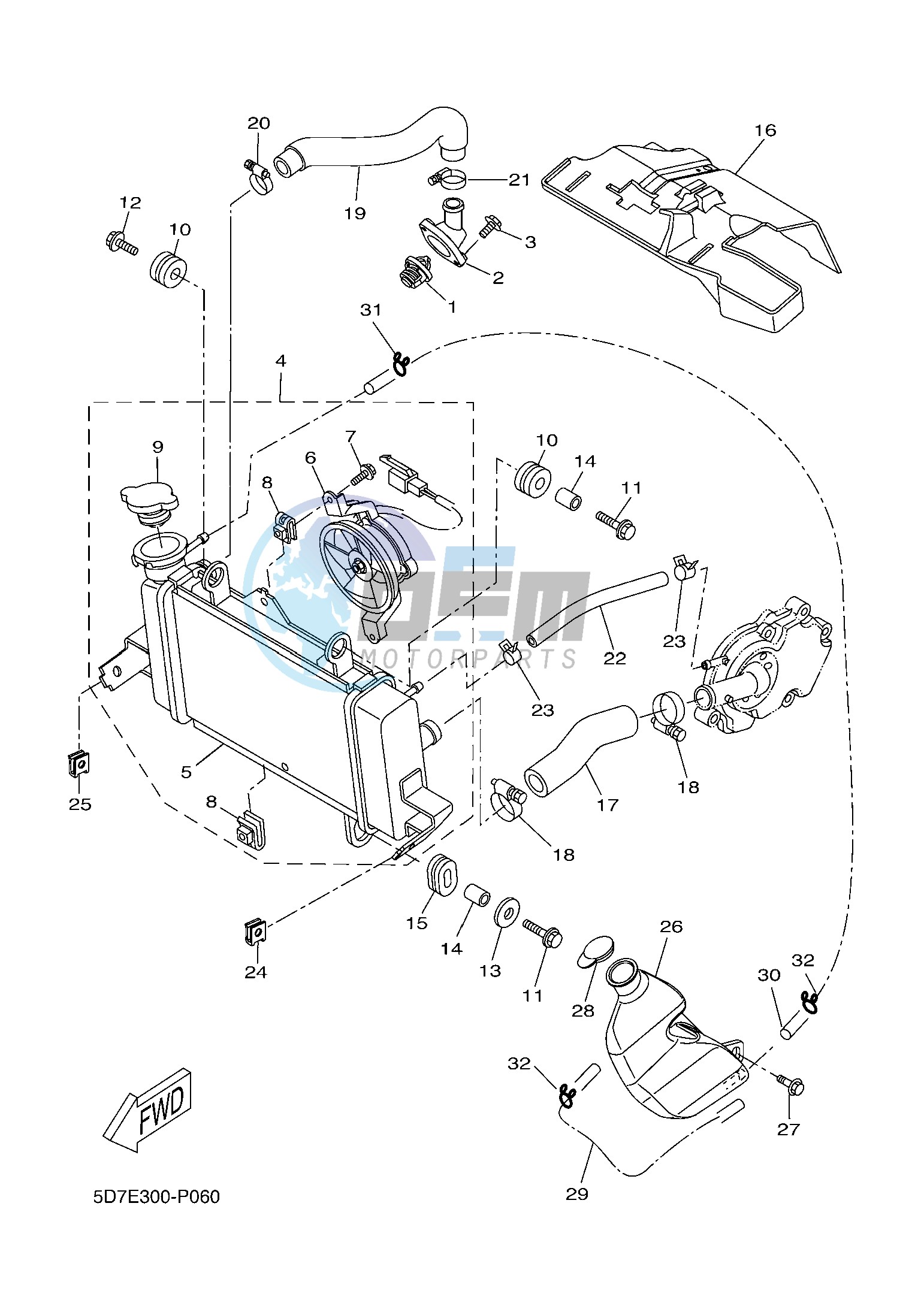 RADIATOR & HOSE