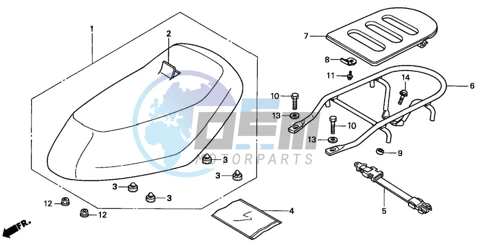 SEAT/REAR CARRIER