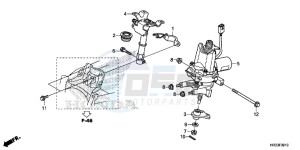 TRX420FA2E TRX420 Europe Direct - (ED) drawing STEERING SHAFT (EPS)