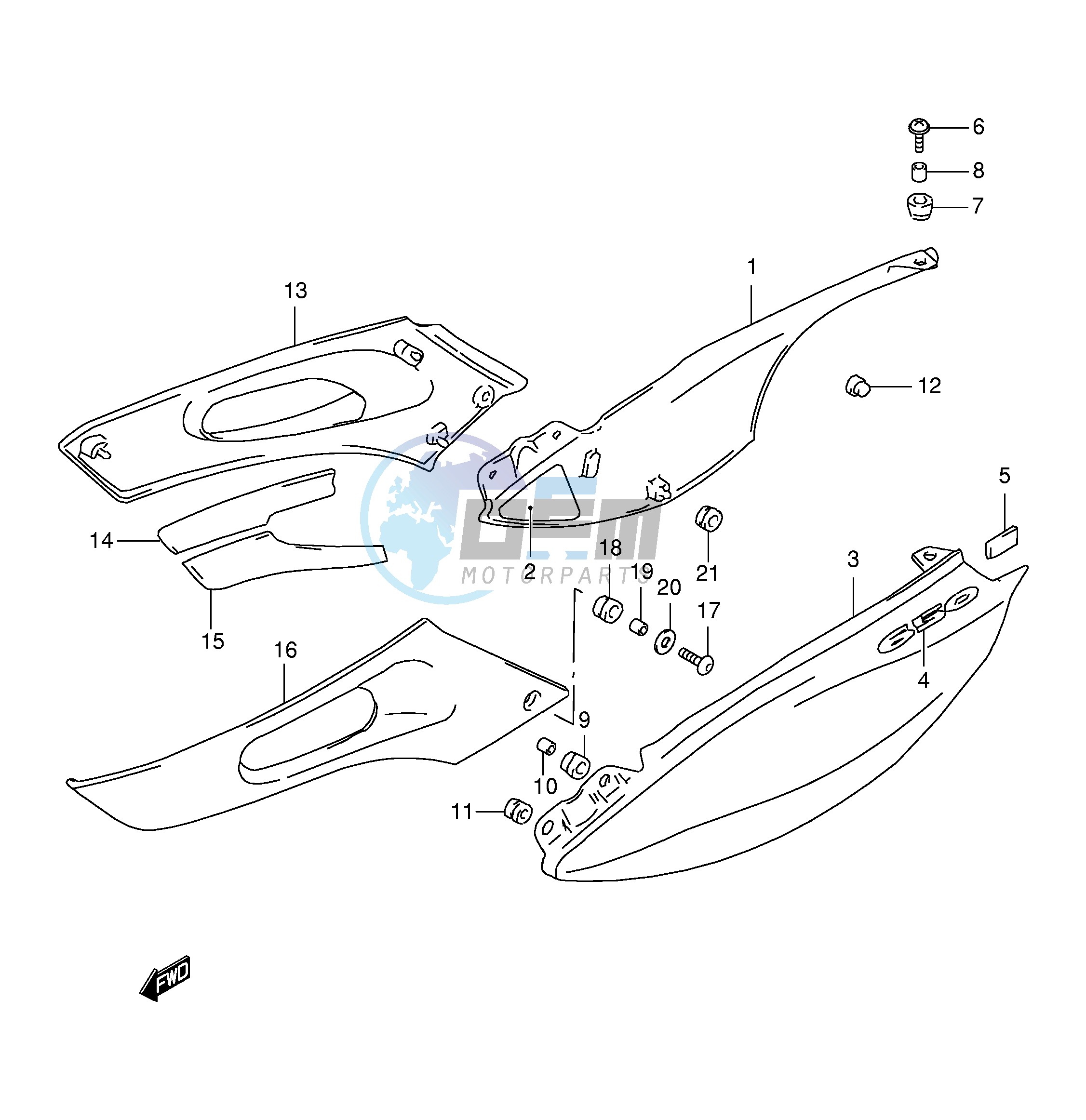 FRAME COVER (MODEL V)