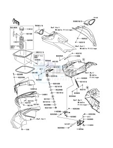 JET_SKI_ULTRA_300LX JT1500JDF EU drawing Hull Front Fittings