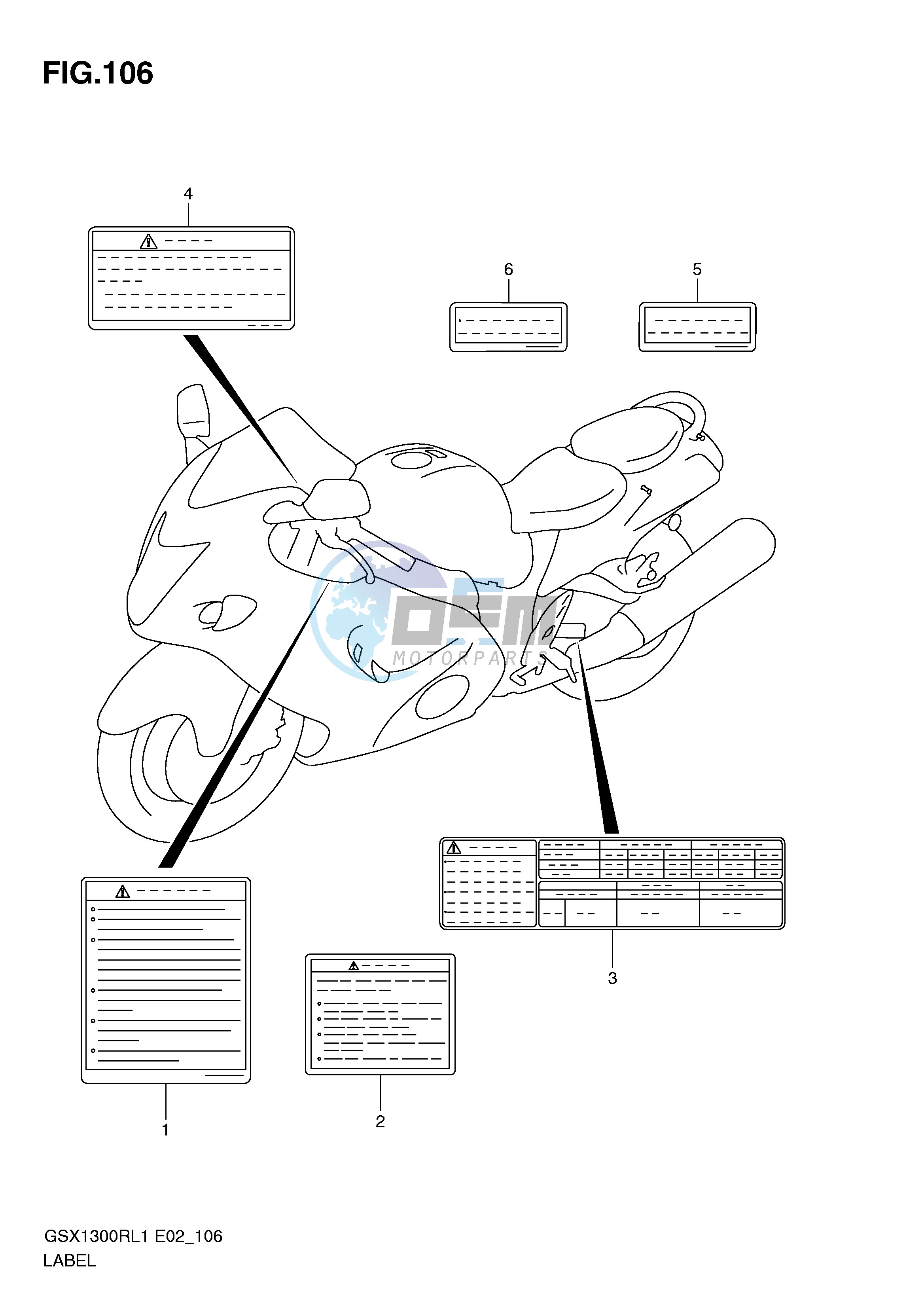 LABEL (GSX1300RL1 E14)