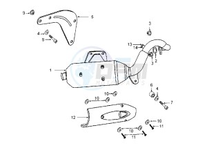 VIVACITY - 100 cc drawing EXHAUST CATALYTIC MY99