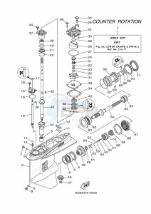 FL200FET drawing PROPELLER-HOUSING-AND-TRANSMISSION-3