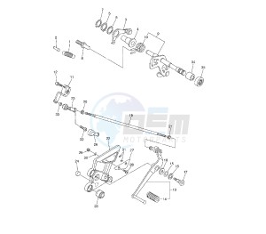 FZ6 FAZER S2 ABS 600 drawing SHIFT SHAFT