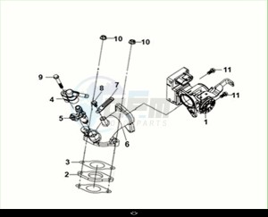 JOYRIDE 300 (LJ30W1-EU) (M2) drawing ECU ASSY ECU