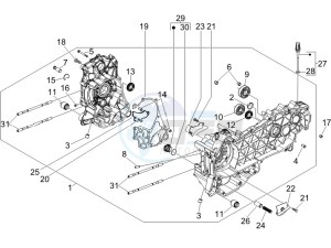 Runner 200 ST 4t e3 drawing Crankcase