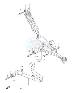 LT-A500F (E24) drawing SUSPENSION ARM