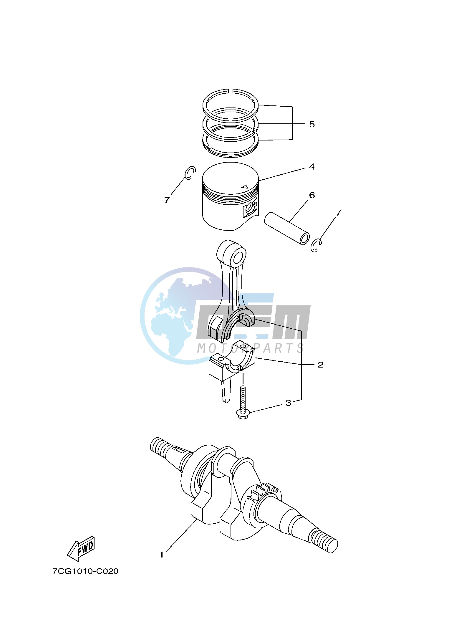 CRANKSHAFT & PISTON