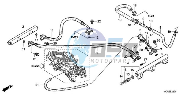 THROTTLE BODY (TUBING)