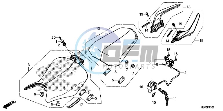 SEAT/REAR GRIP