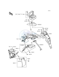 KLX125 KLX125CFF XX (EU ME A(FRICA) drawing Rear Fender(s)