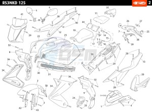 RS3-125-NACKED-RED drawing COWLING