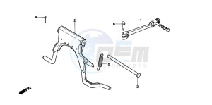 SK50M drawing STAND/KICK STARTER ARM