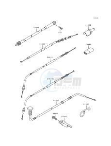 KLX 650 A [KLX650R] (A1-A3) [KLX650R] drawing CABLES