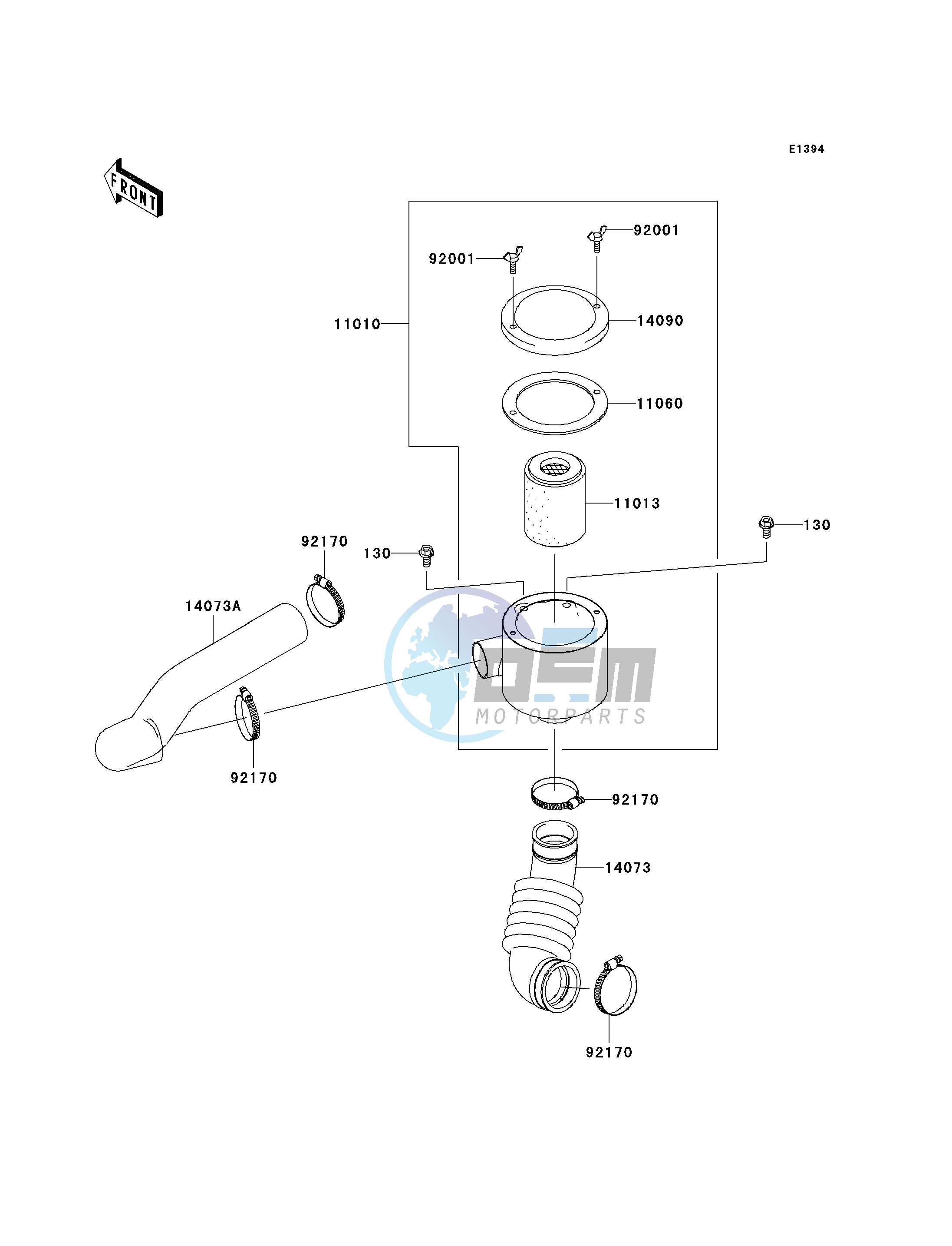 AIR CLEANER-BELT CONVERTER