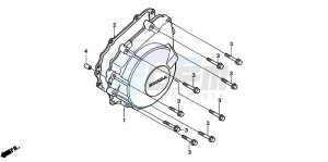 CB600F CB600S drawing GENERATOR COVER