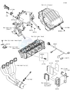 VERSYS 1000 KLZ1000BHF XX (EU ME A(FRICA) drawing Fuel Injection