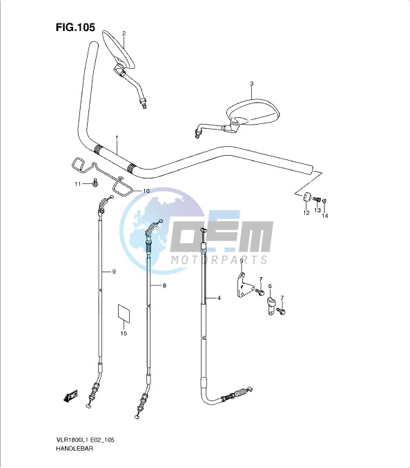 HANDLEBAR (VLR1800L1 E24)