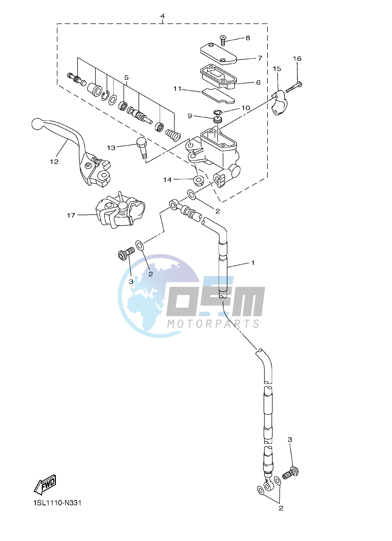 FRONT MASTER CYLINDER