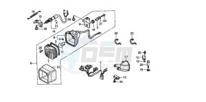 TRX450FE drawing STOP LIGHT SET