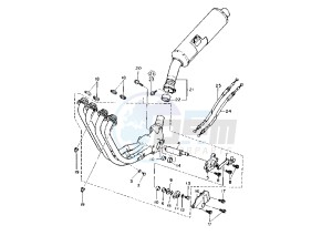 FZR 1000 drawing EXHAUST