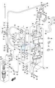 DF 250AP drawing Fuel Pump/Fuel Vapor Separator