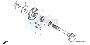 CRF250R9 Australia - (U) drawing BALANCER