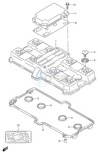 RF900R (E2) drawing CYLINDER HEAD COVER