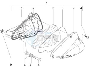 Liberty 125 4t e3 (UK) UK drawing Air filter