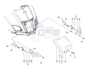 GT 250 ie 60 deg (Euro 3) drawing Tail light - Turn signal lamps