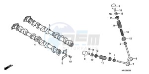 CBR1000RR9 Australia - (U / MME) drawing CAMSHAFT/VALVE