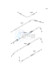 ZR 1000 A [Z1000] (A6F-A6F) A6F drawing CABLES