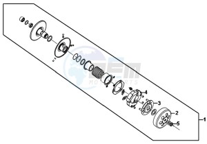 SYMPHONY ST 125I (XB12W2-EU) (E4) (L7-M0) drawing CLUTCH