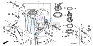 CBR1000RAA France - (F / ABS CMF HRC) drawing FUEL TANK/FUEL PUMP